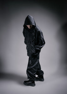 Four-eye carbon peached Pants