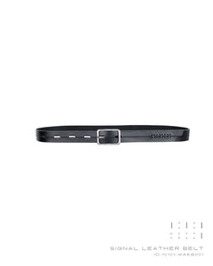Signal leather belt
