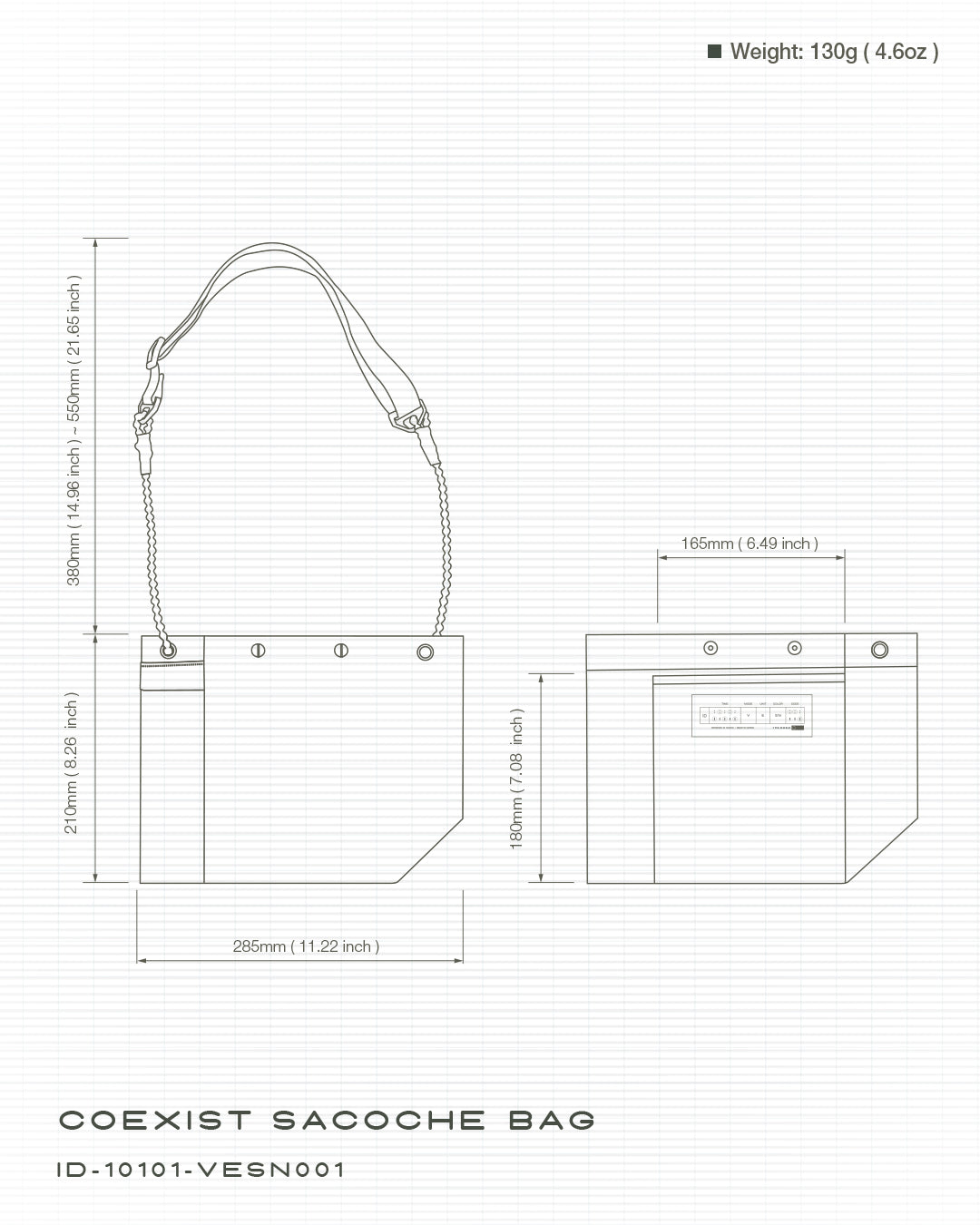 Coexist Sacoche Bag