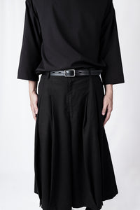 Signal leather belt