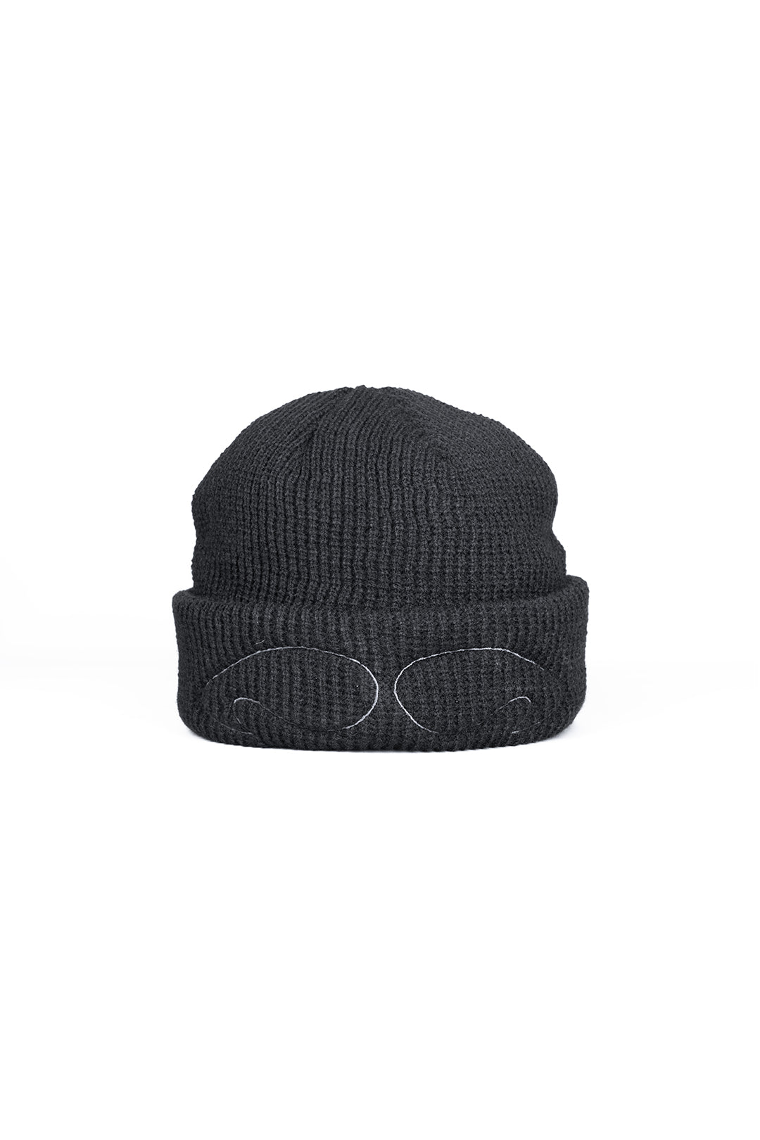 EYES rib-knit hat