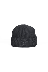 EYES rib-knit hat