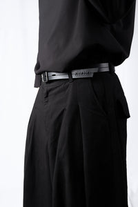Signal leather belt